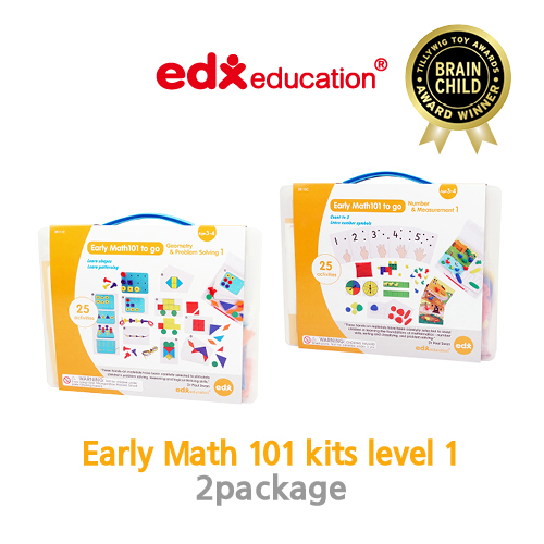 EDX Early Math 101 kits  1, 2packages