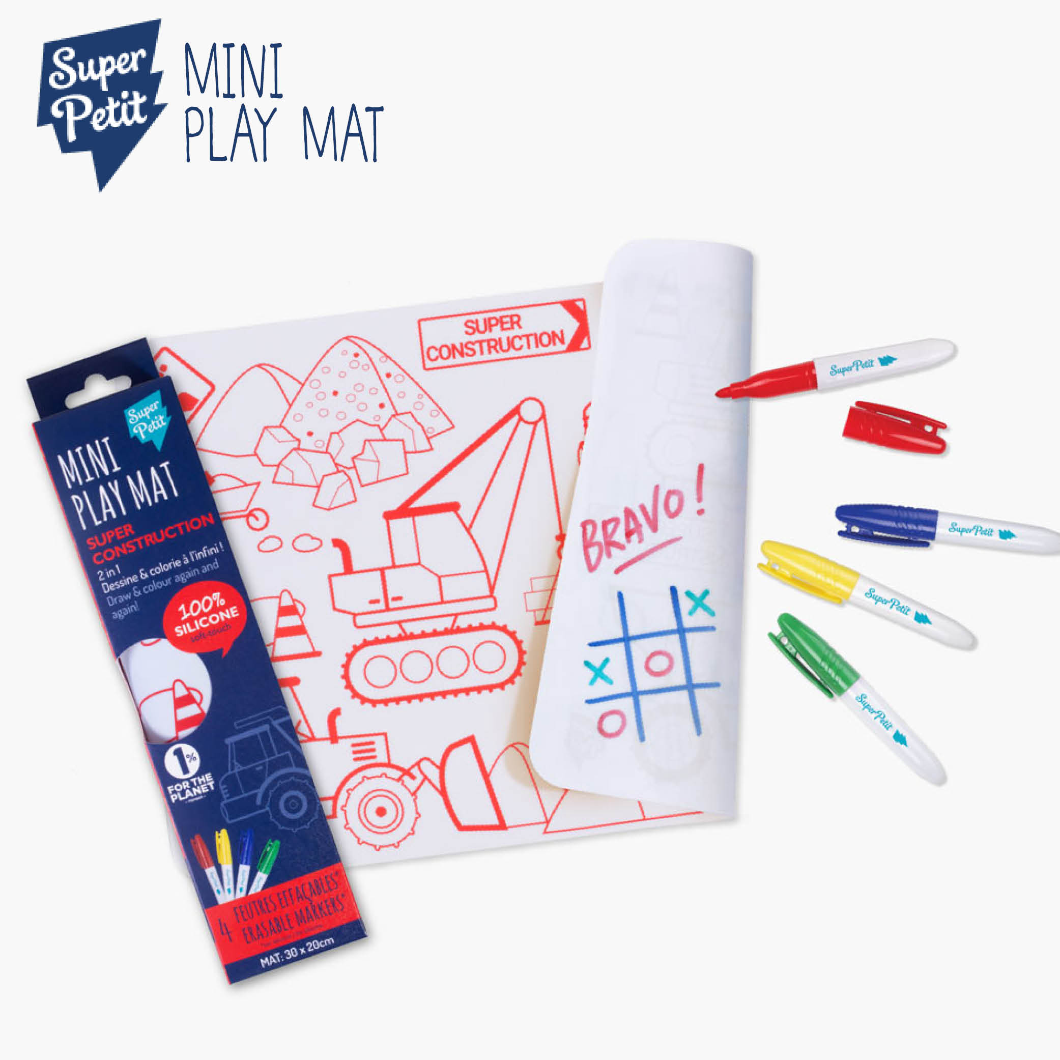 super petit  ڵ Ǹ Ʈ(̴) Mini Playmat-Super Construction